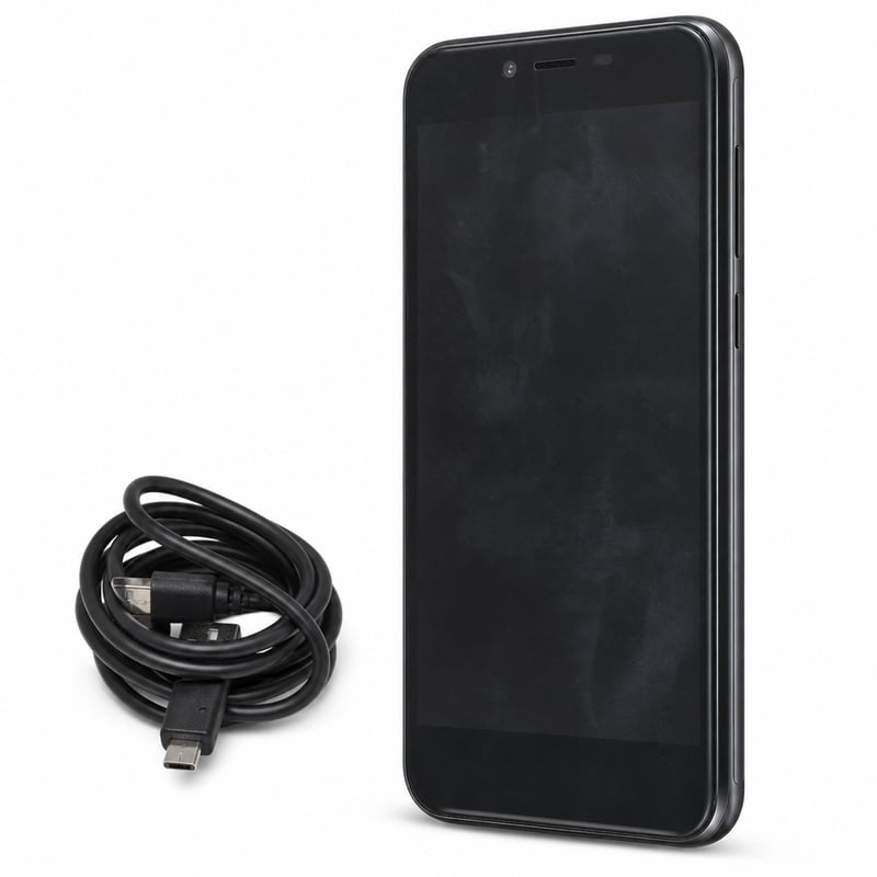 Energizer Ultimate U506S okostelefon, 5 colos kijelző, 2 GB RAM, 32 GB, fekete, Dual — láthatóan használt darab (állapot: lásd a 2. képet)