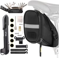 Linlook Kerékpáros Nyeregtáska Szett - 16 az 1-ben Multifunkciós Szerszámkészlet, Mini Pumpa, Defektjavító Készlet, Gumijavító Felszerelés T 1