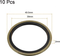 Karbonacél M39 Nitril O-gyűrű készlet - 10 db tömítés 2