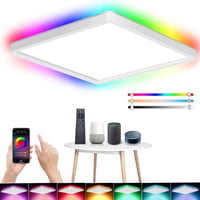 Eregou RGB LED mennyezeti lámpa, 24W, távirányítós, Alexa-kompatibilis 1