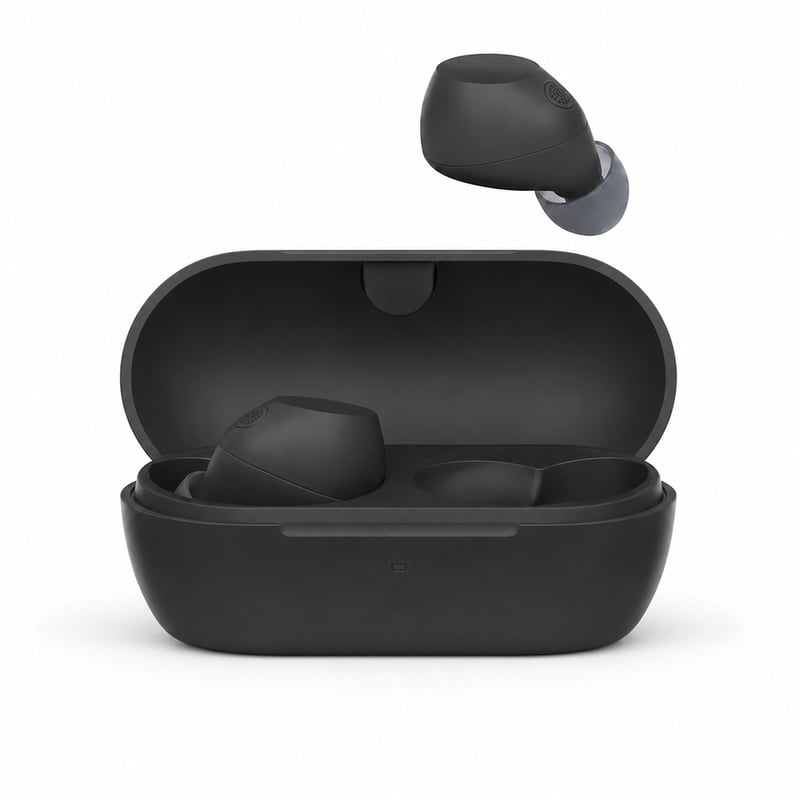 Sony WF-C710N True Wireless slušalice s tehnologijom uklanjanja buke, crne, kontrole na dodir, Multipoint — USB adapter nedostaje (stanje: vidi 2. sliku)