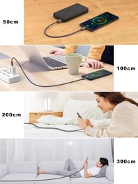 Blaupunkt Gyorstöltő Micro USB Kábelszett - 4 Méretben (0,5-3m) 7