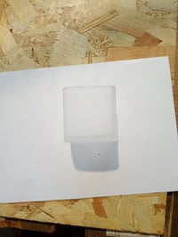 Emco Loft pohár na tekuté mydlo z matného saténového krištáľového skla, 155 ml, 7,4x7,4x9,7 cm, chróm 4