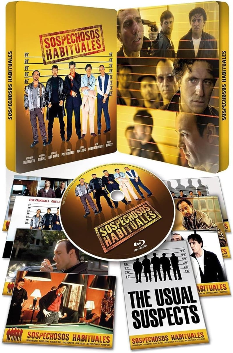 Limitált Számozott The Usual Suspects 4K Blu-ray + Képeslapok (1995) - Bontott