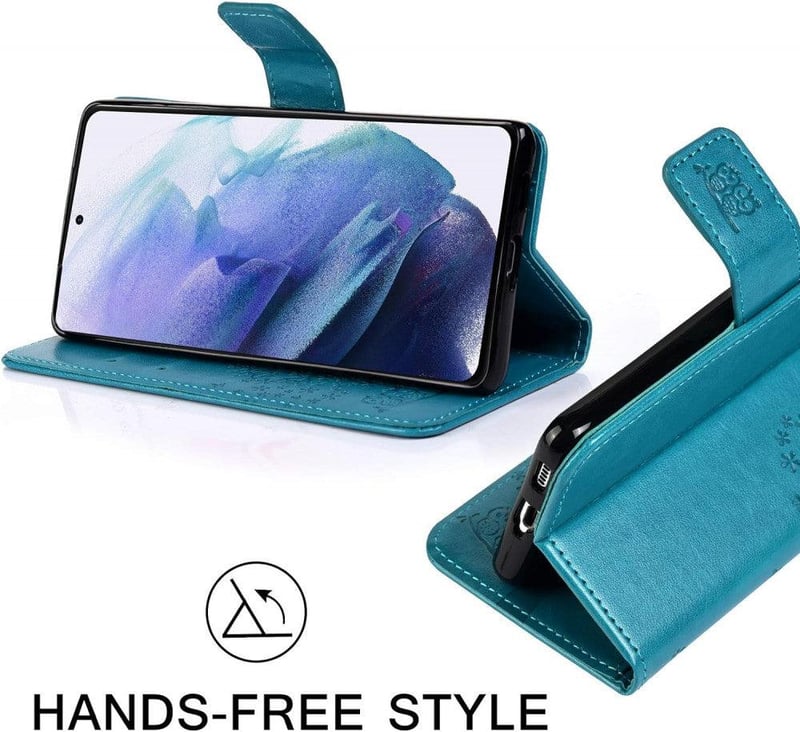 Samsung Galaxy S21 5G bőr flip tok, érintőtollal, 6.3"