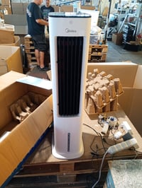 Ochladzovač vzduchu Midea Silent Air Cooler Pro 4 v 1, stĺpový ventilátor, zvlhčovač a čistička vzduchu – Diaľkový ovládač nie je súčasťou balenia (stav: pozri 2. obrázok) 2