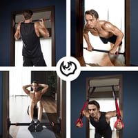 FitBeast Ajtófélfás Húzódzkodó Rúd - Állítható, Csavarozás Nélküli Edzőeszköz Otthoni Edzéshez 5