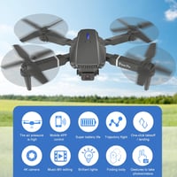 Aenxwa 4K HD Drón Kamerával - WiFi FPV Élő Közvetítés, 2 Akkumulátor, Hosszú Repülési Idő, Akadálykerülés, Kezdőknek és Gyerekeknek

AI: I'v 3
