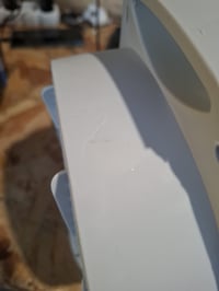 Güde GH 2000 pištolj za vrući zrak 2000 W, s 2 stupnja (1000/2000 W), protok zraka 75 m³/h — slomljeno i napuklo kućište (stanje: vidi 2. sliku) 4