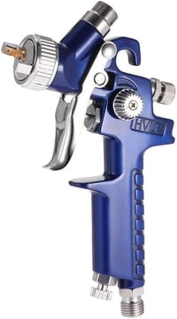 Awsuc HVLP Festékszóró Pisztoly 0,8 mm Fúvókával - Professzionális Gravitációs Airbrush 120 ml Tartállyal, Rozsdamentes Acél 6