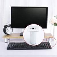Fehér alumínium bútorláb szett, 17 cm, 2 darabos 5