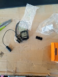 Ciclocomputer Prophete Basic, 9 funcții, cu fir, ecran LCD, rezistent la apă, negru - utilizat 2