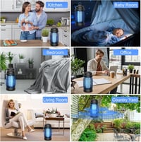 Qoosea Elektromos Szúnyogirtó Lámpa 20W 4000V - UV Fényes Rovarcsapda Vegyszerek Nélkül, ABS Anyagból, Beltéri Használatra 7