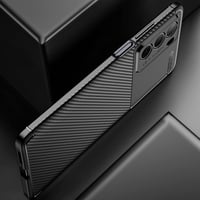 Motorola G200 5G szénkék tok - Szénszálas, ütésálló védőtok 7