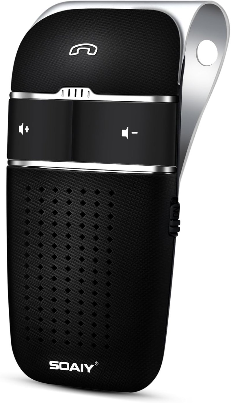 SOAIY S32 Bluetooth 5.0 Autós Kihangosító Napellenzőre, Automatikus Ki/Be