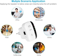 TP-Link 300Mbps WiFi jelerősítő repeater, Ethernet porttal és WPS gombbal 9