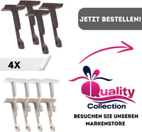 Quality Collection Billenő Ablakzár Szett - 4 db Barna Biztonsági Ablakrögzítő, Könnyű Telepítés, Szélálló Védelem Otthonra és Irodába 6