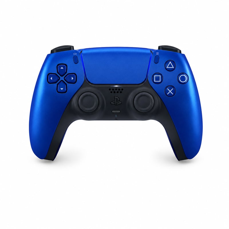 Bezdrôtový ovládač PlayStation DualSense vo farbe Cobalt Blue, pre PS5 a PC — nabíjací kábel nie je súčasťou balenia (stav: pozri 2. obrázok)