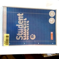 Brunnen Student Premium spiralna bilježnica A4, za ljevake, s linijama (br. 27), 80 listova, plave metalik korice, papir 90 g/m² — set od 1 kom. 4