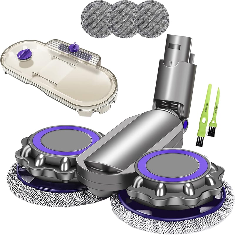 Dyson V6 kompatibilis motoros felmosó - Italdos padlótisztító készlet mikrószálas kendővel és víztartállyal