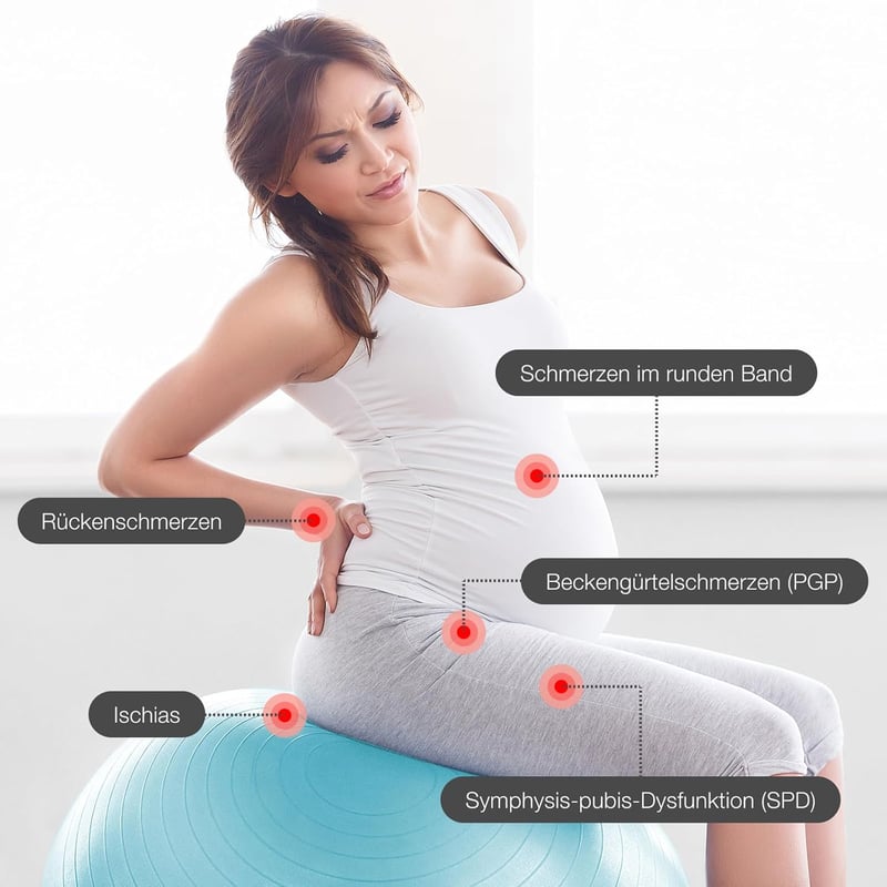 BABYGO Türkiz Fitness Labda Várandósoknak 65cm - Irodai és Jógahasználatra, Könyvvel