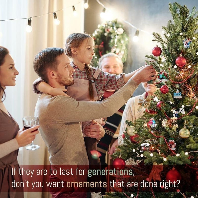 Családi Karácsonyi Díszek Szett - Hagyományos és Modern Dekorációk