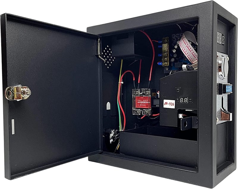 Sintron ST-002 Érmebedobós Időzítő Vezérlődoboz 220V/240V 16A - Játékgépekhez, Masszázsszékekhez, Töltőkhöz, Mosógépekhez és Autómosókhoz