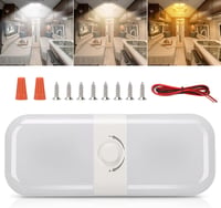 SUPAREE 12V-os LED lámpa lakóautóba, 3 színhőmérséklettel, szabályozható - Plastic 1