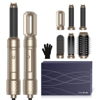 Atopskins 1000W Airstyler Hajformázó Készlet - 6 az 1-ben Hajszárító, Meleglevegős Körkefe, Hajegyenesítő és Göndörítő Minden Hajtípushoz 1