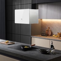 CIARRA CBCS4850 A+++ Sziget Páraelszívó 48 cm 700 m³/h WiFi Vezérléssel, 4 Fokozatú, LED Világítással, Szénszűrős, Rozsdamentes Acél 1