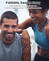 SANOTO csontvezető Bluetooth 5.3 sport fülhallgató, vízálló, összecsukható, könnyű 4