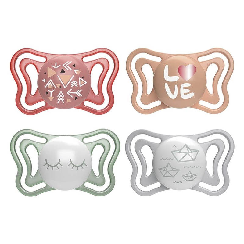 Chicco PhysioForma Light Cumi 16-36 hónapos babáknak, Szilikon Cumlival, Élettani Légzést Támogató, Szájfejlődést Elősegítő, 4 db-os Szett, 