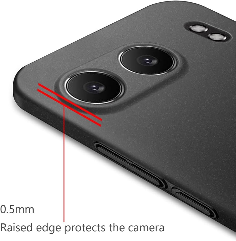 Bastmei OnePlus Nord 4 Ultravékony Tok - Mattfekete PC Hátlap, Kameravédelem, Csúszásgátló Bevonat, Könnyű Védőtok Kompatibilis OnePlus Nord