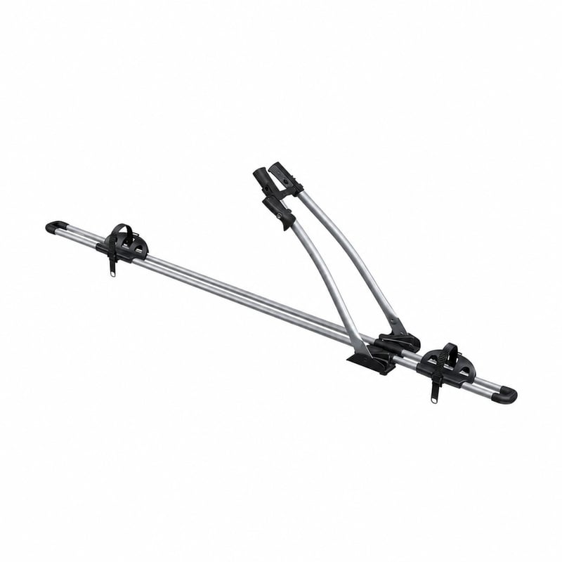 Strešný nosič bicyklov Thule FreeRide 532, strieborný — Produktu chýba zámkový mechanizmus a kľúč (stav: viď 2. obrázok)
