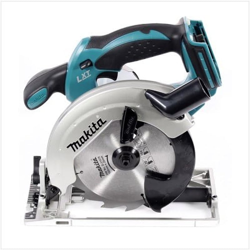 Makita DSS611Z 18V Akkumulátoros Körfűrész, LXT Sorozat, 3700 RPM, 165mm Fűrészlap, Kék/Ezüst, Csak Géptest