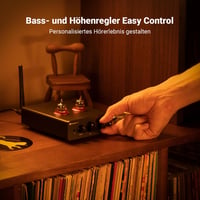 Fosi Audio P3 Hi-Fi csöves előerősítő Bluetooth 5.1-gyel és hangszínszabályzóval 4