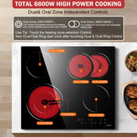 Bosch 60 cm-es üvegkerámia főzőlap, 4 zónás, érintőszenzoros, 6600W, gyerekzárral 2