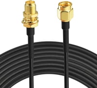 BINGFU WiFi Antenna Hosszabbító Kábel 10m - RP-SMA Csatlakozók, RG174 Koaxiális, Router, Biztonsági Kamera, PCIE Hálózati Kártya Kompatibili 2