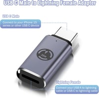 iPhone 15 gyorstöltő adapter szett: 35W Lightning-USB C + 20W USB C-Lightning, CarPlay támogatással 4