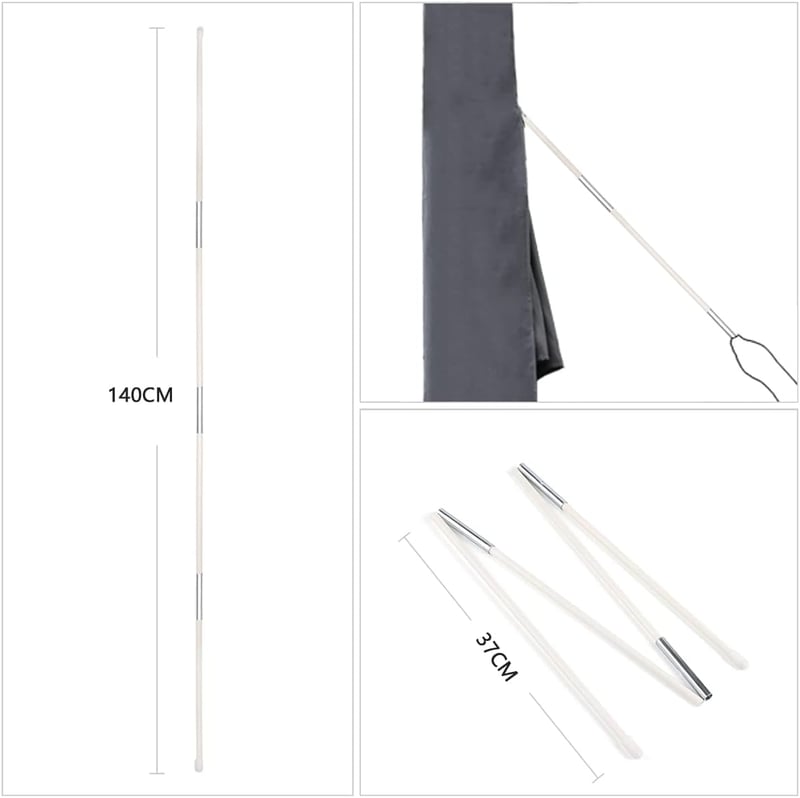 Sekey vízálló napernyő védőhuzat 400cm/240x330cm, szellőzőnyílásokkal