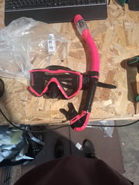 Collazoey Snorkeling Szett Felnőtteknek, Panorámás Búvármaszk Edzett Üveglencse és Száraz Snorkel, Párásodásmentes Anti-Szivárgás Védelem 2