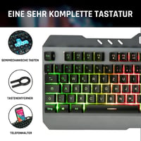 KLIM Light Ning vezeték nélküli német billentyűzet - QWERTZ kiosztás 6