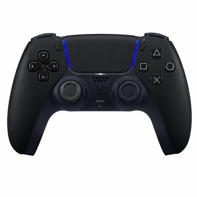 Controller wireless PlayStation DualSense PS5 Midnight Black — defect, funcționează parțial: joystick-ul stâng trage (stare: vezi a 2-a imagine)