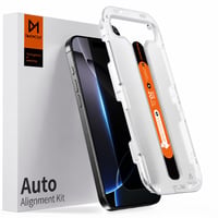 DIMONCOAT Ochranné tvrdené sklo na displej pre iPhone 16 Pro Max 6,9 palca, súprava na automatickú kalibráciu, 9H+ vojenská ochrana, ochrana súkromia (anti-spy), 2 ks 1