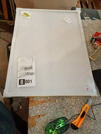 Giftgarden aluminijski okvir za slike 50x70 cm bijeli, za postere i fotografije, blago savijen okvir — iskrivljen okvir (stanje: vidi 2. sliku) 2