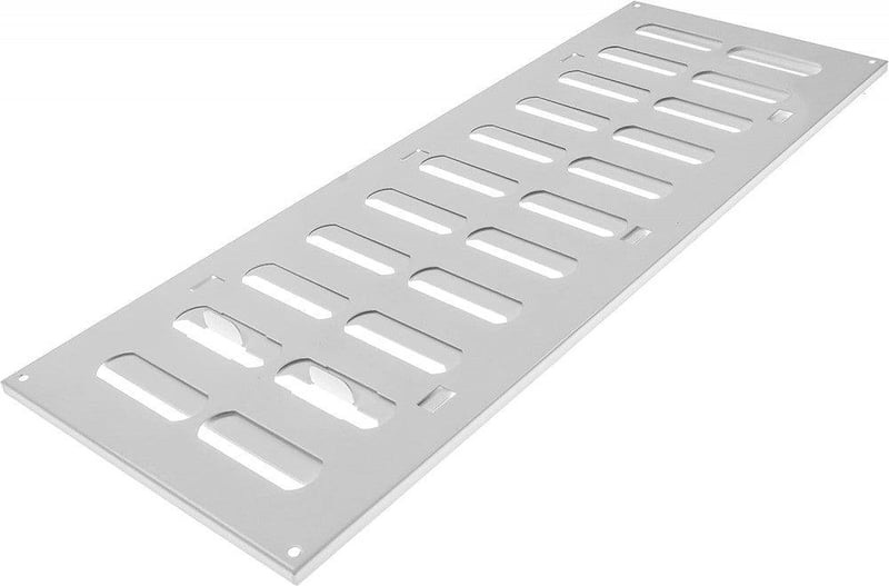 Állítható fehér légbeömlő rács 400x150mm rovarráccsal - HVAC