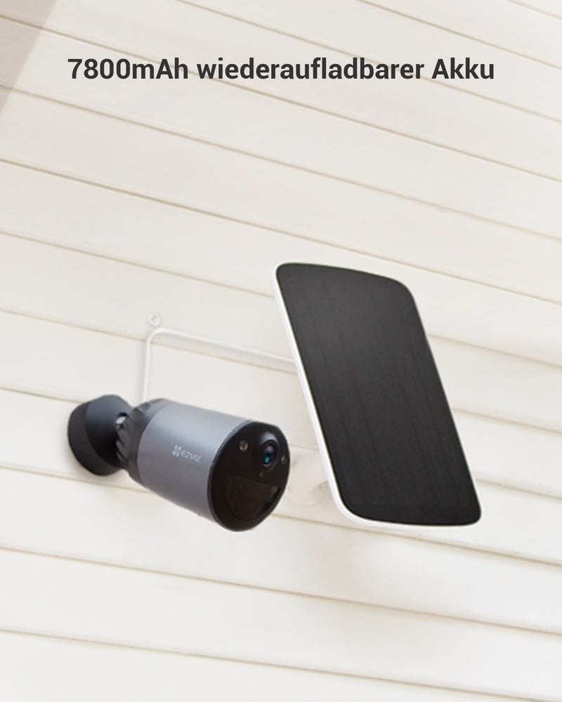 EZVIZ BC1C Akkumulátoros Kültéri Biztonsági Kamera, 1080p Vezeték Nélküli, 7800 mAh, PIR Érzékelő, Sziréna, Reflektor, Színes Éjjellátó, 32G
