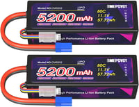 EMEPOVGY 11,1V 5200mAh RC akkumulátor csomag, EC5 csatlakozóval, 2db 1