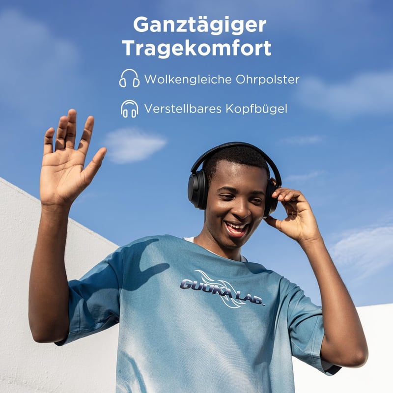 1MORE SonoFlow SE Bluetooth Fejhallgató - Aktív Zajszűrés, 70 Órás Üzemidő, Gyorstöltés, Mikrofon, Mély Basszus, EQ Beállítások