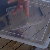 Sundis Clip'N Store 17L prozirna plastična kutija za pohranu, set od 3 komada — Na kutu jedne kutije nalazi se jedva vidljiva pukotina (stanje: vidi 2. sliku) 3